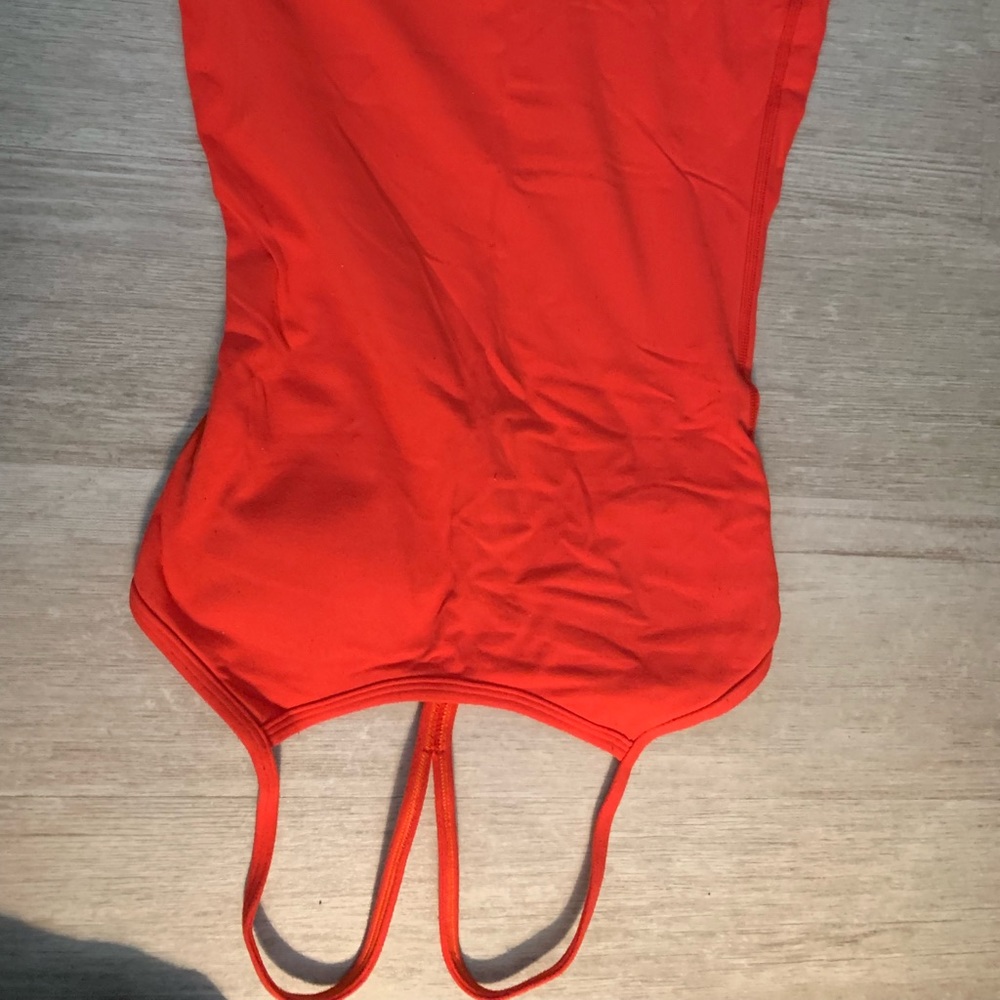 Lululemon Power Y Tank Size 2 Orange
